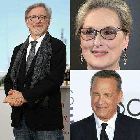 Spielberg-Hanks-Streep, insieme per la libertà di stampa