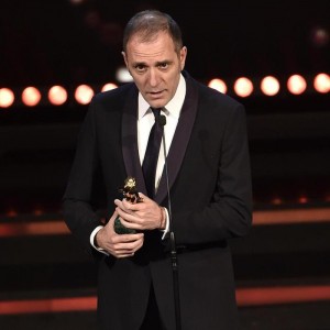 Valerio Mastandrea wins the 'David di Donatello Award 2017' for Best Supporting Actor in Rome, Italy, 27 March 2017. The David di Donatello award is a film prize presented annually to honour the best of Italian and foreign motion picture productions. ANSA/GIORGIO ONORATI