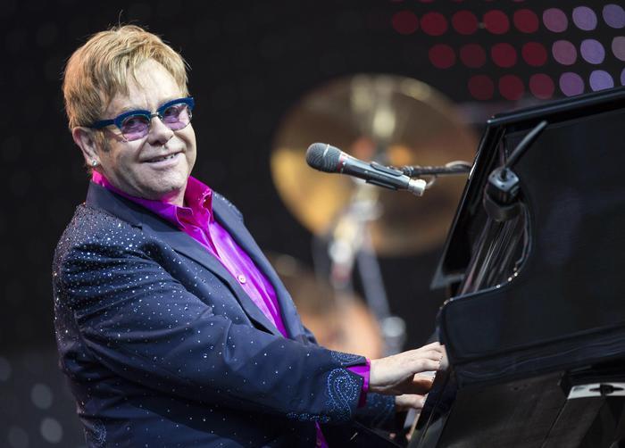 epa05857227 (FILE) - A file picture dated 05 September 2013 shows British Sir Elton John performing at the Waldbuehne (Forest Stage) in Berlin, Germany. John will celebrate his 70th birthday on 25 March 2017.  EPA/Florian Schuh  GERMANY OUT