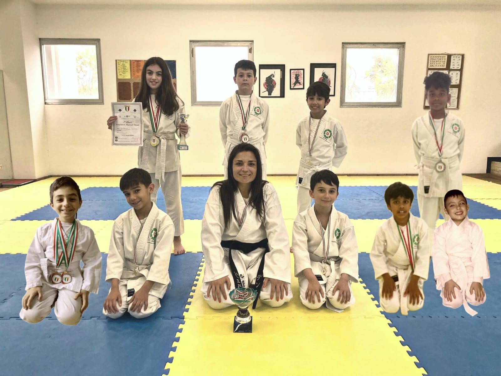Gli allievi della Maestra Denise Distefano della Kenpokai Karate si qualificano per il Campionato italiano 2024